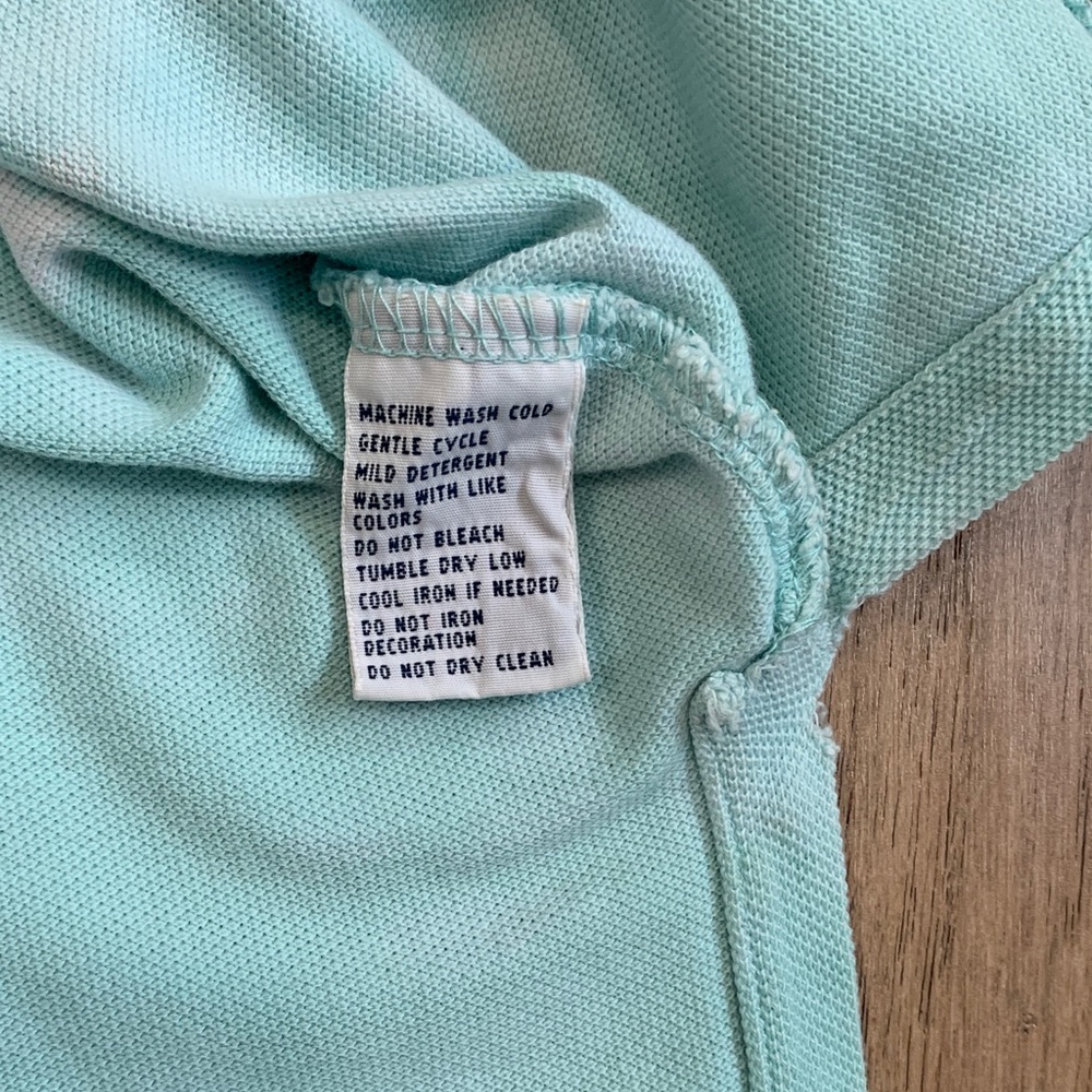 Polo by Ralph Lauren Light Blue Polo with Black Skeletal Graphic Size Large - Picture 2 of 11